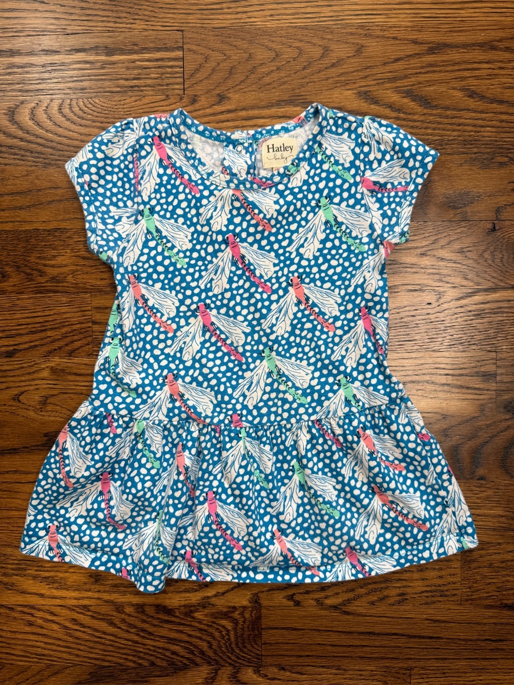 Hatley Baby Girls Spotted Dragonflies Premium Cotton Dress 18-24 Months